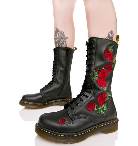 embroidered dr martens