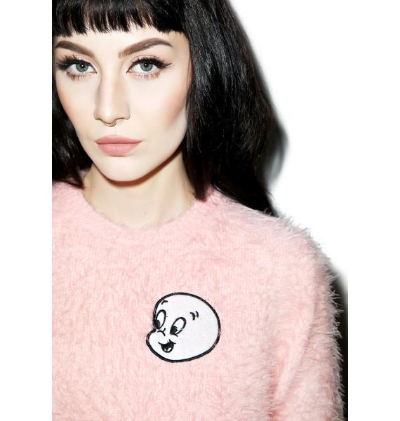 Lazy Oaf X Casper Fluffy Jumper Dolls Kill