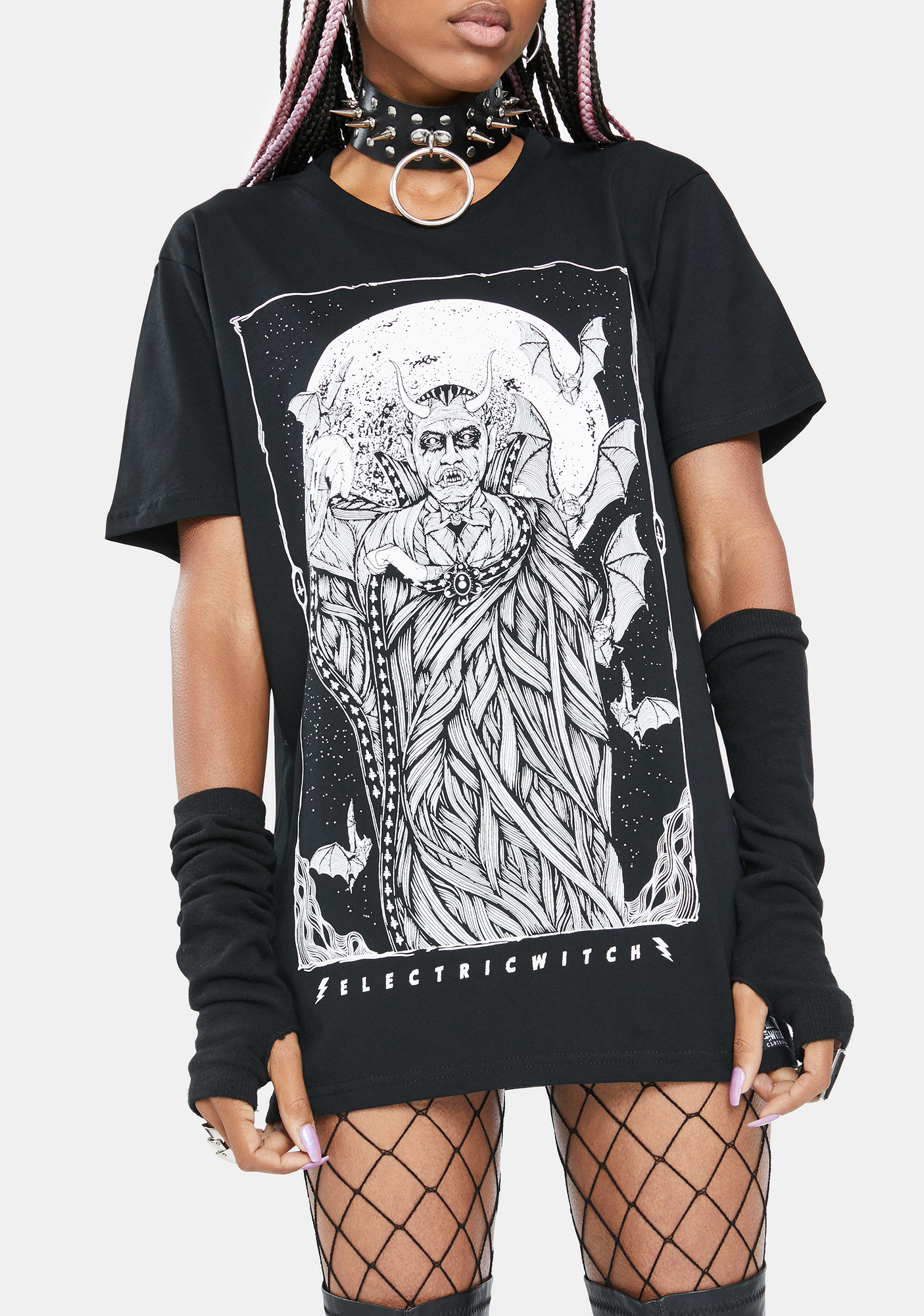 Electric Witch Bloodsucker Graphic Tee Dolls Kill