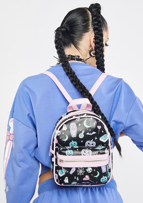 mini goth backpack