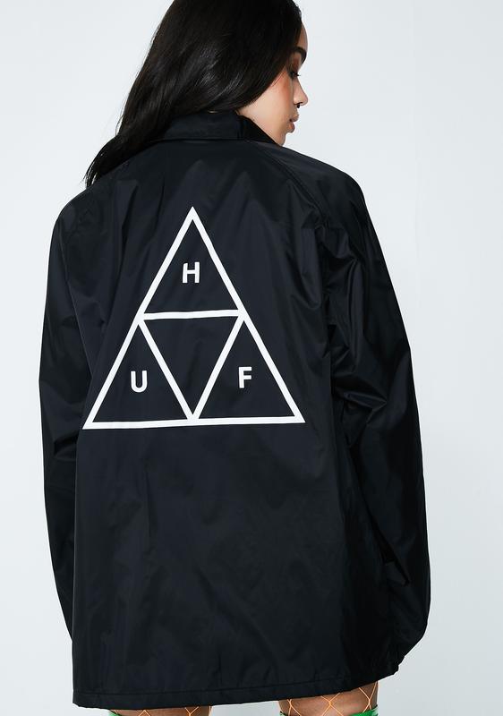 huf triple triangle coaches jacket