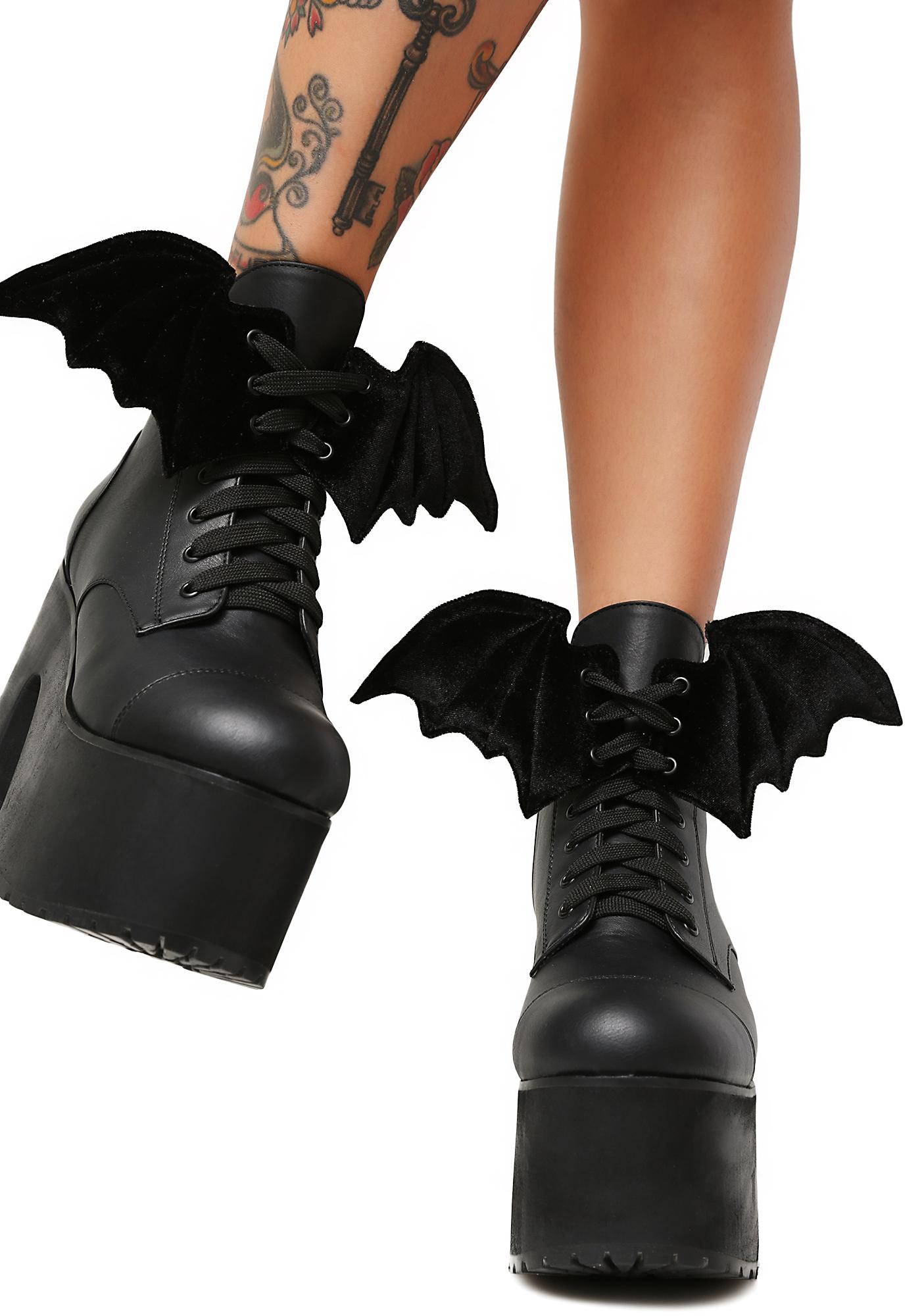 goth platform boots