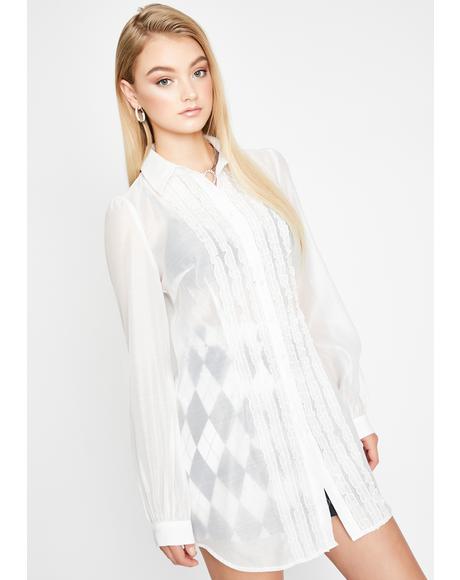 I Totally Paused Sheer Top