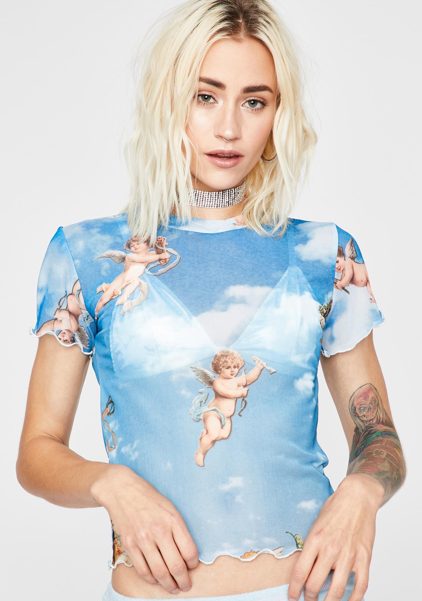 cherub sheer top