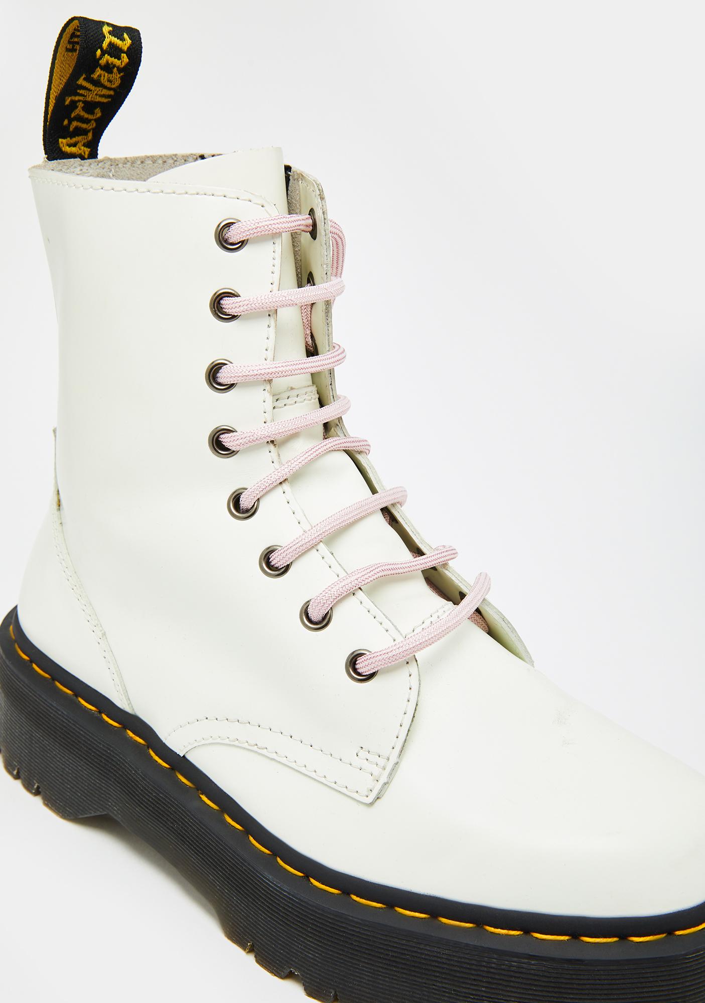 Dr. Martens Pink Glitter Shoe Laces Dolls Kill