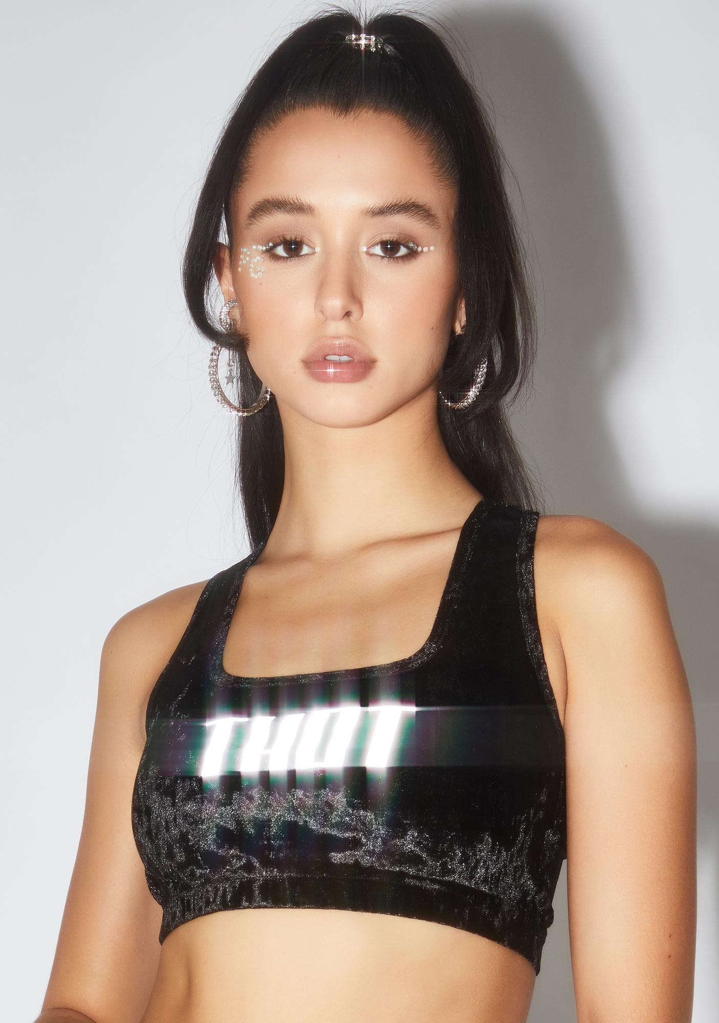 18/" Doll Black Sports Bra Fitness Top fits 18/" Dolls Black Sports Bra