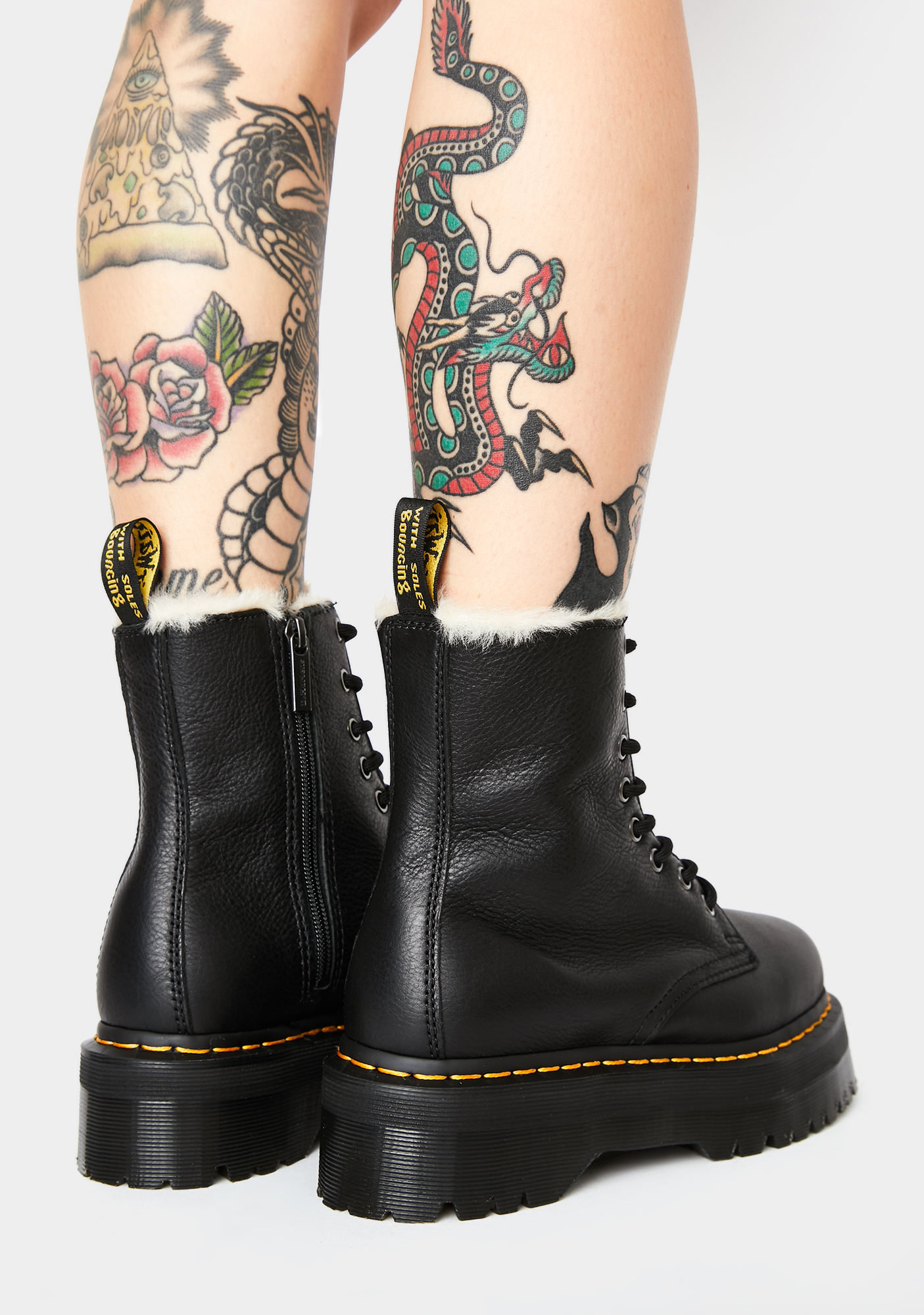 dr martens jadon faux fur