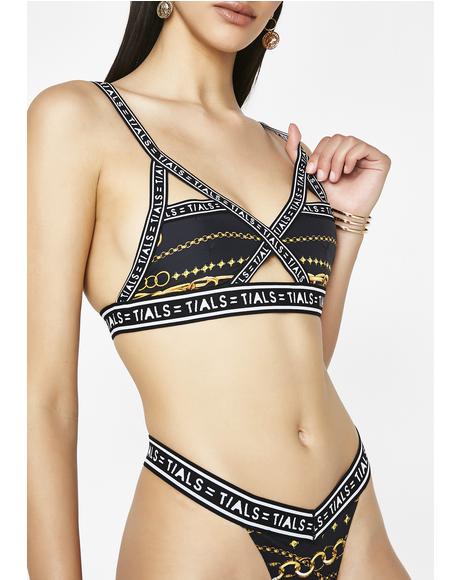 x Baroque Bondage Bra