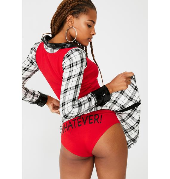 Black Clueless Dionne BF Sexy Plaid Set Dolls Kill