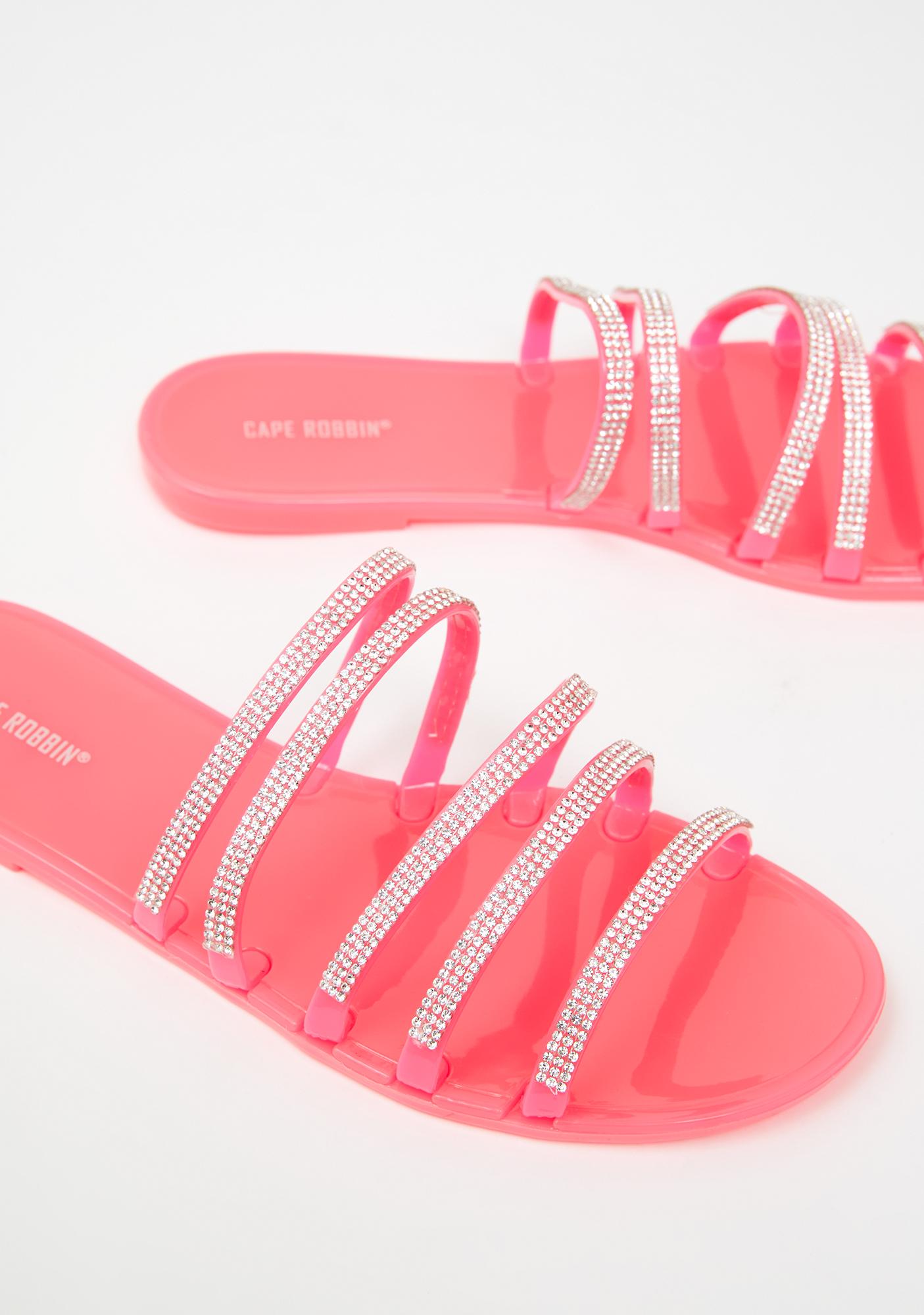 candies rhinestone sandals