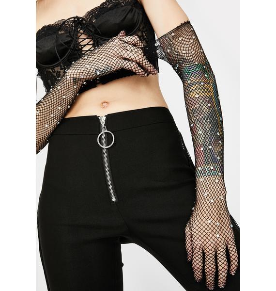 Vday Rhinestone Gloves Black Dolls Kill