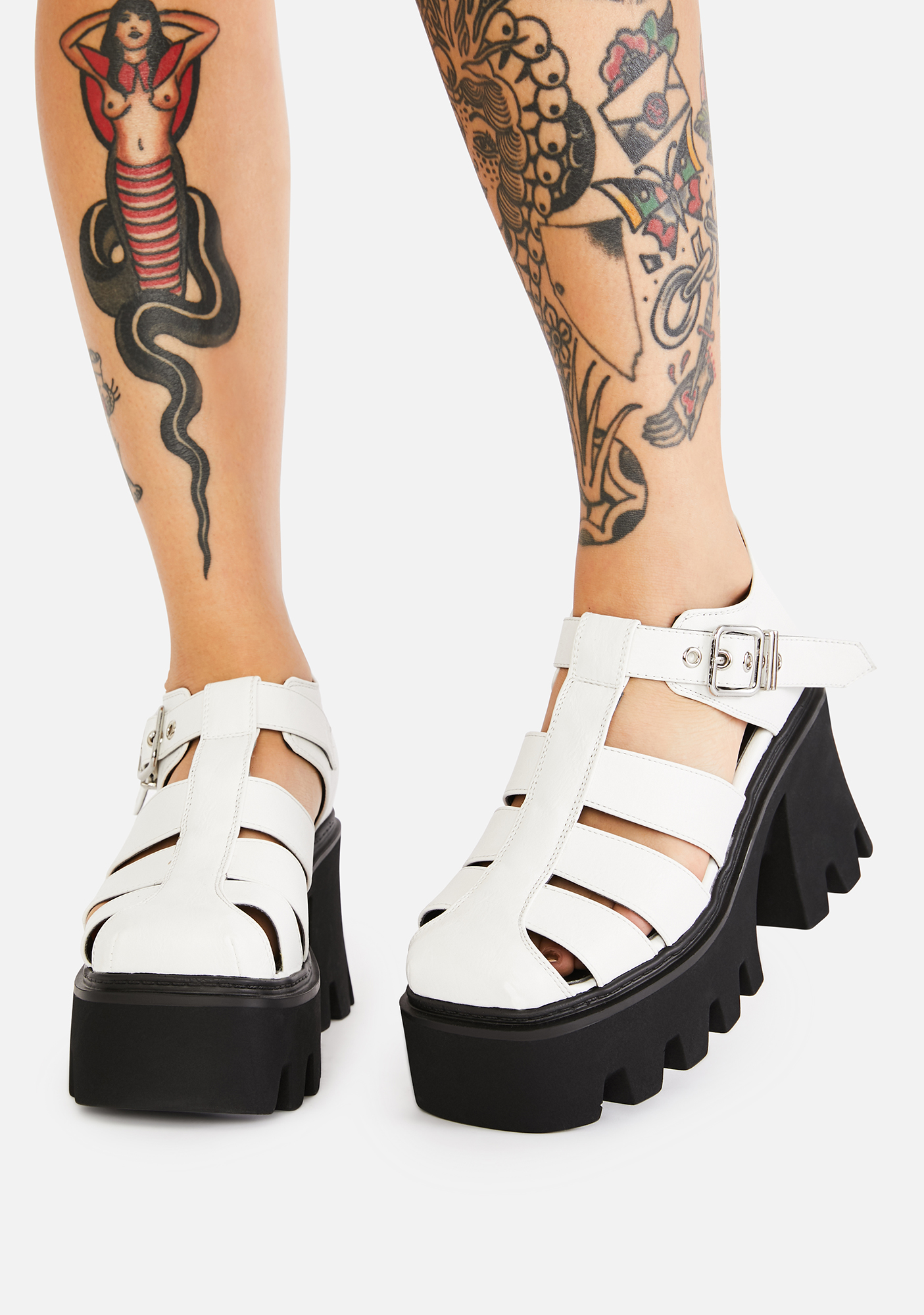 dahlia acting shy platform sandals