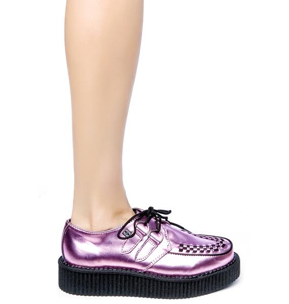 T.U.K. Metallic Low Creeper | Dolls Kill