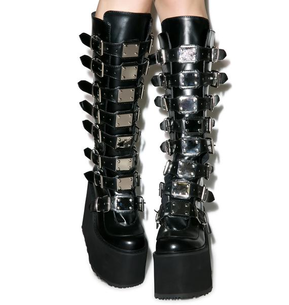 Demonia Trinity Boots | Dolls Kill