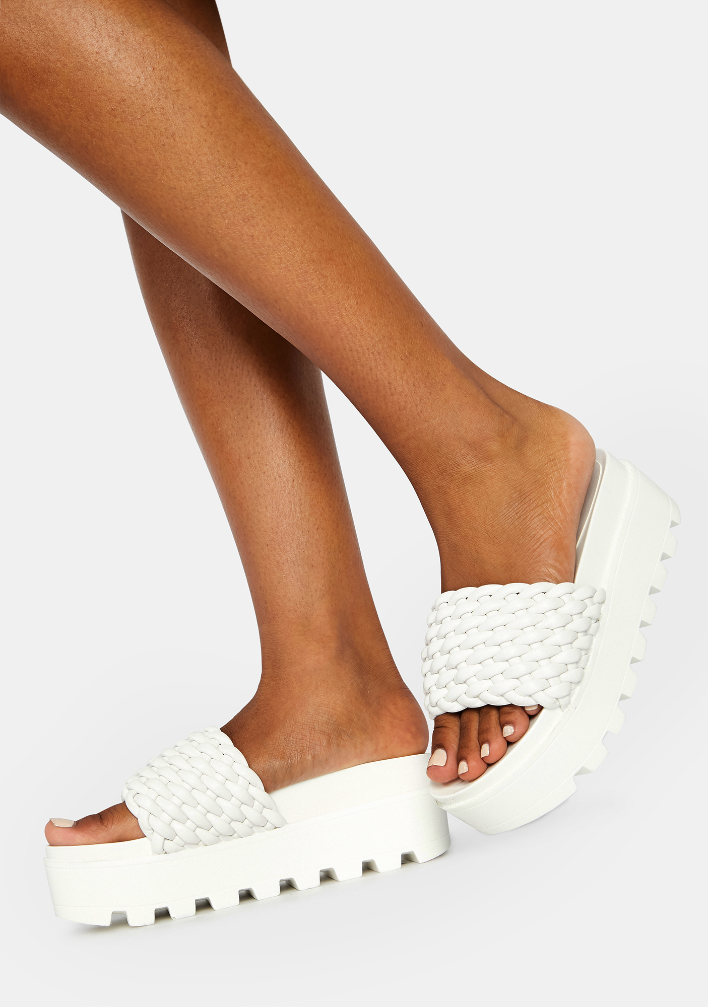 studded platform slides