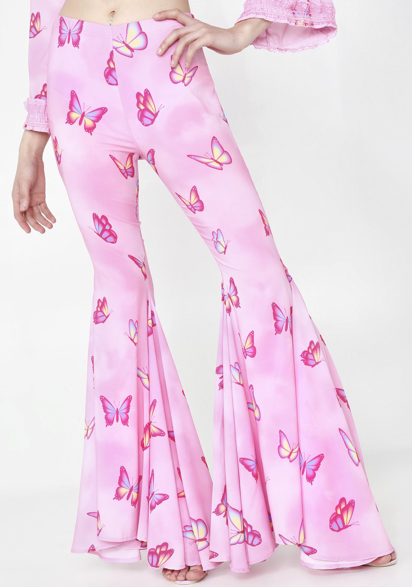butterfly flare pants