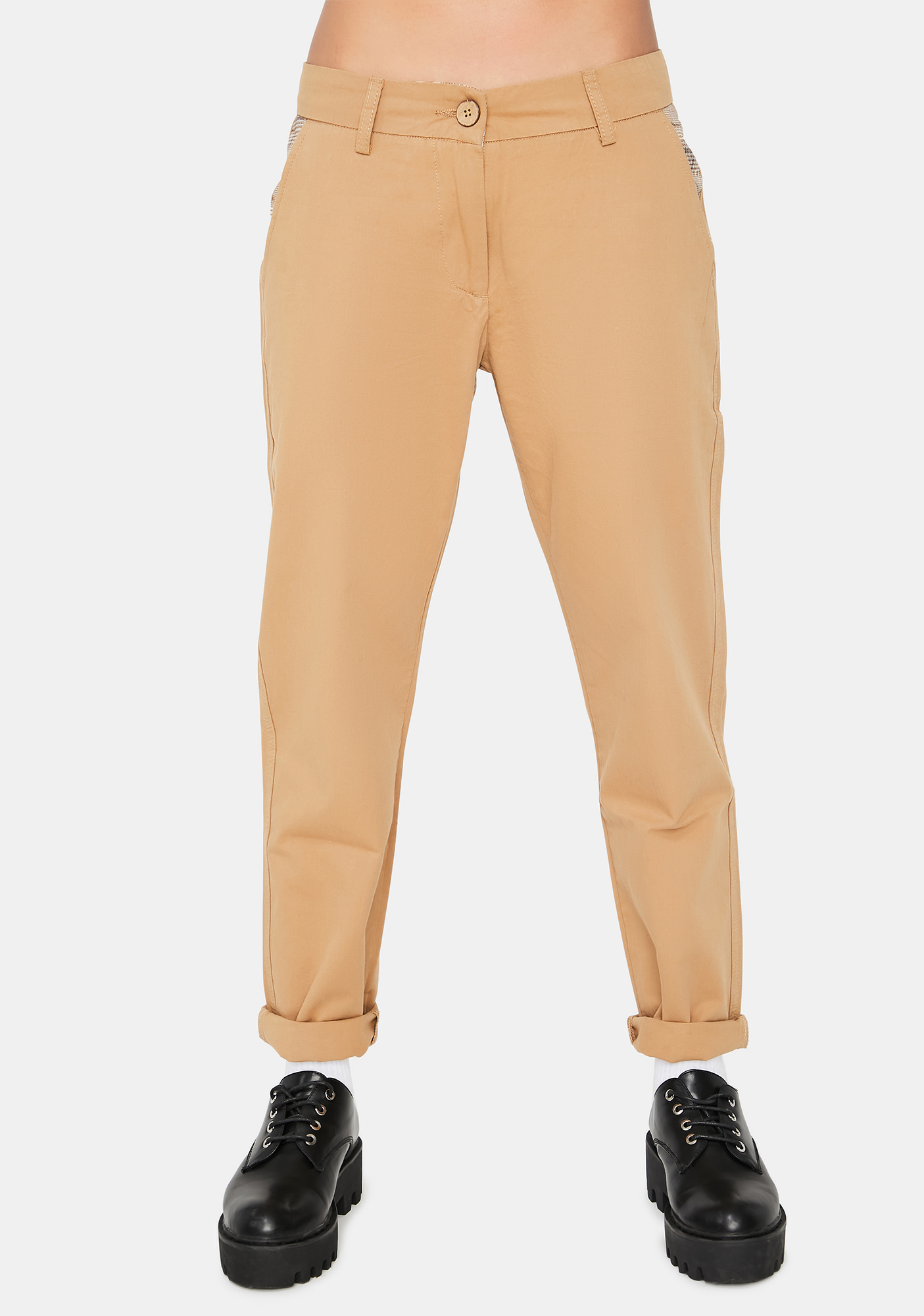 low rise trousers