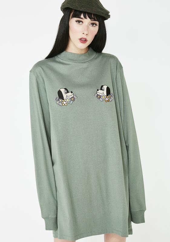 lazy oaf t shirt dress