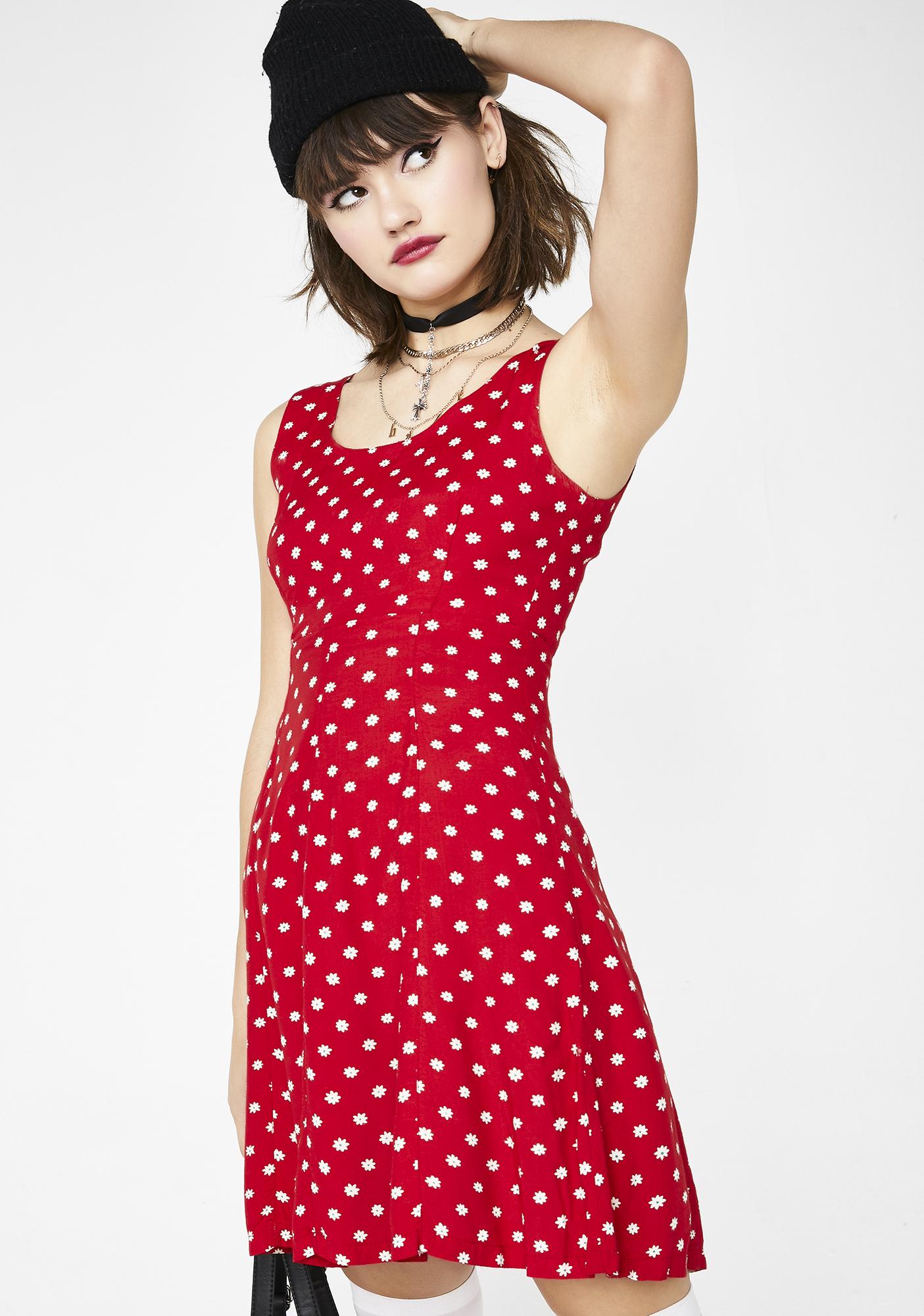 90's polka dot dress