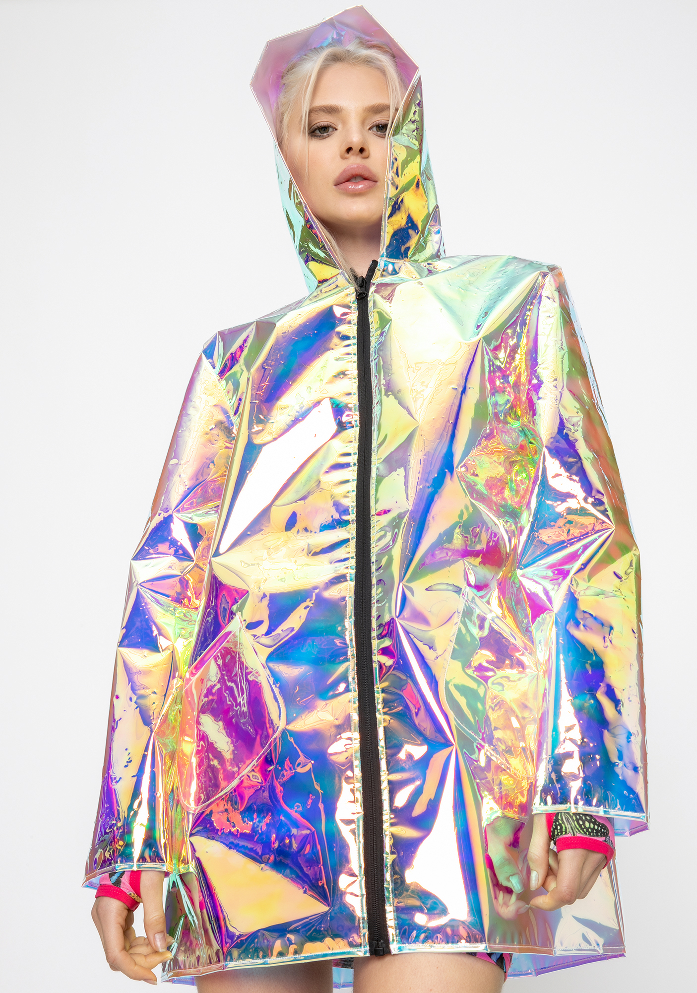 holographic raincoat