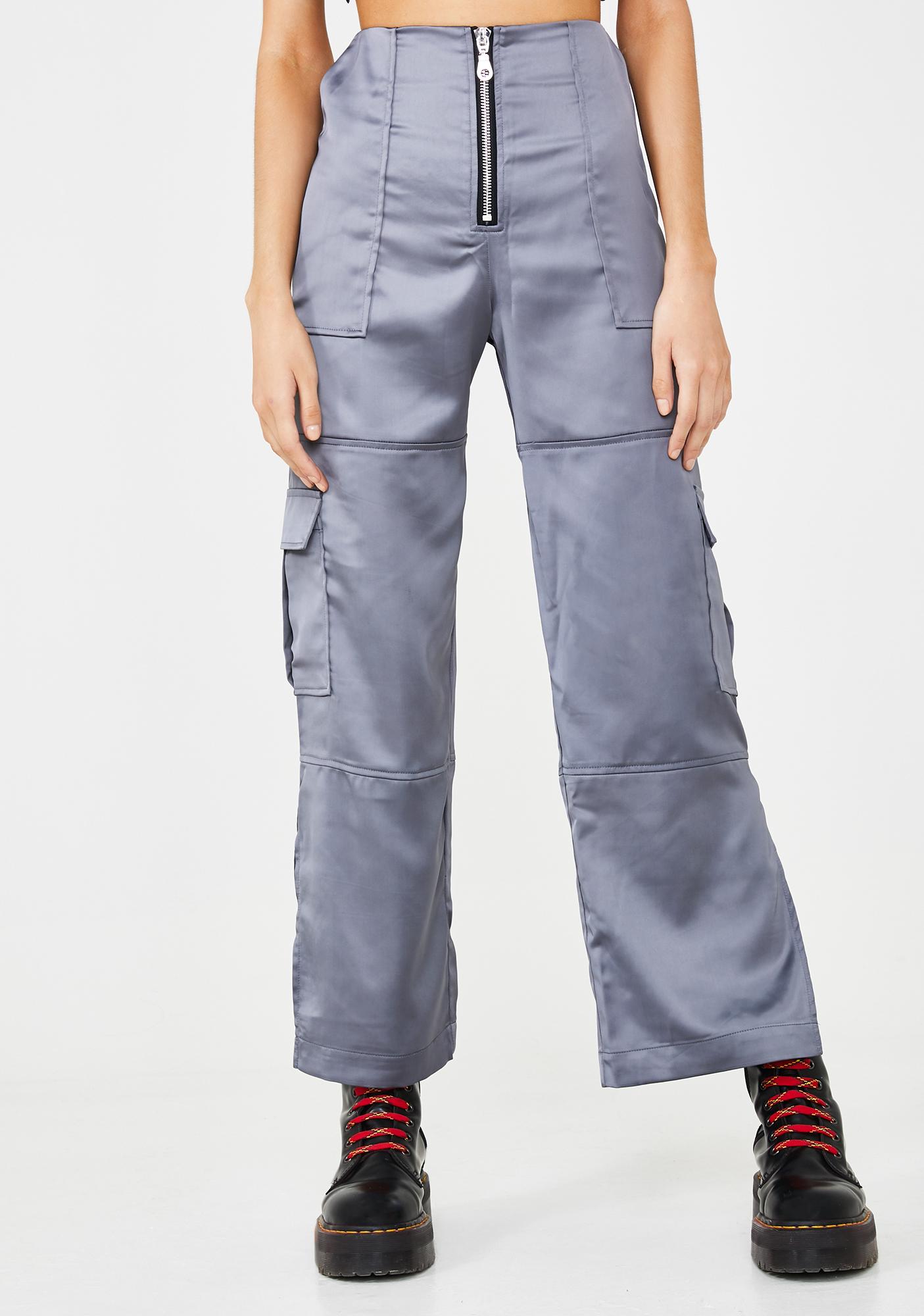high waisted combat trousers