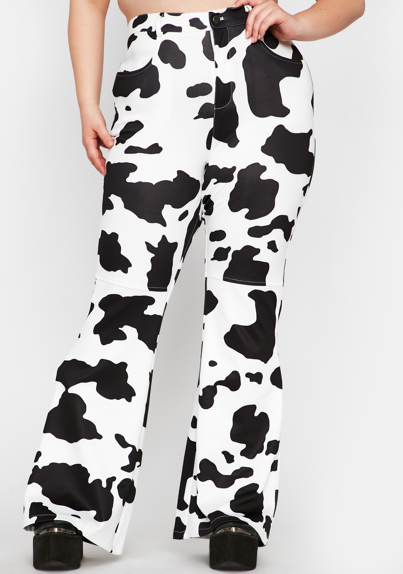 cow print outfit plus size