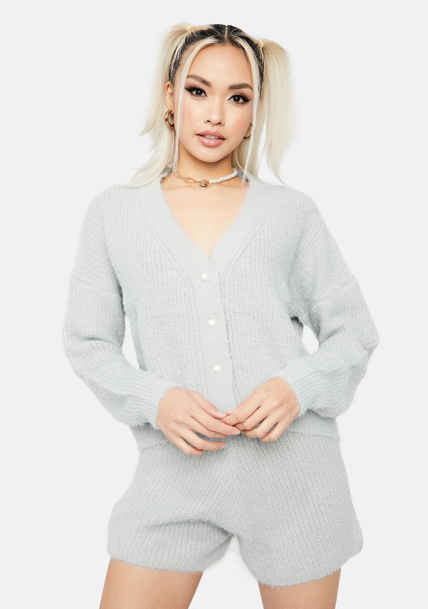 cardigan and shorts set