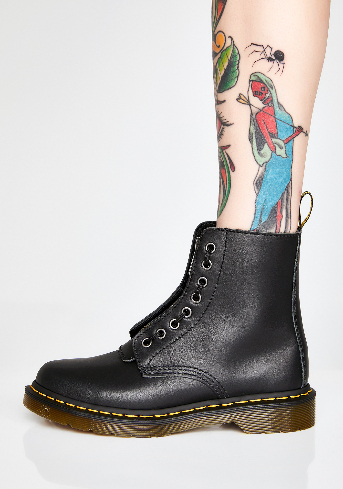 1460 pascal front zip boots