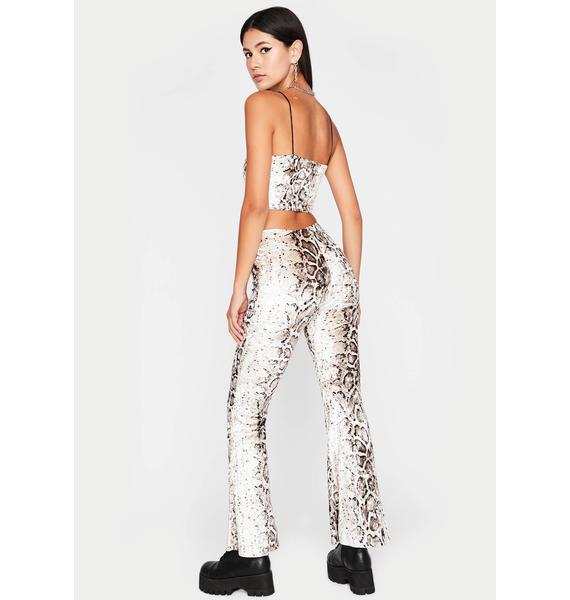 snakeskin pant