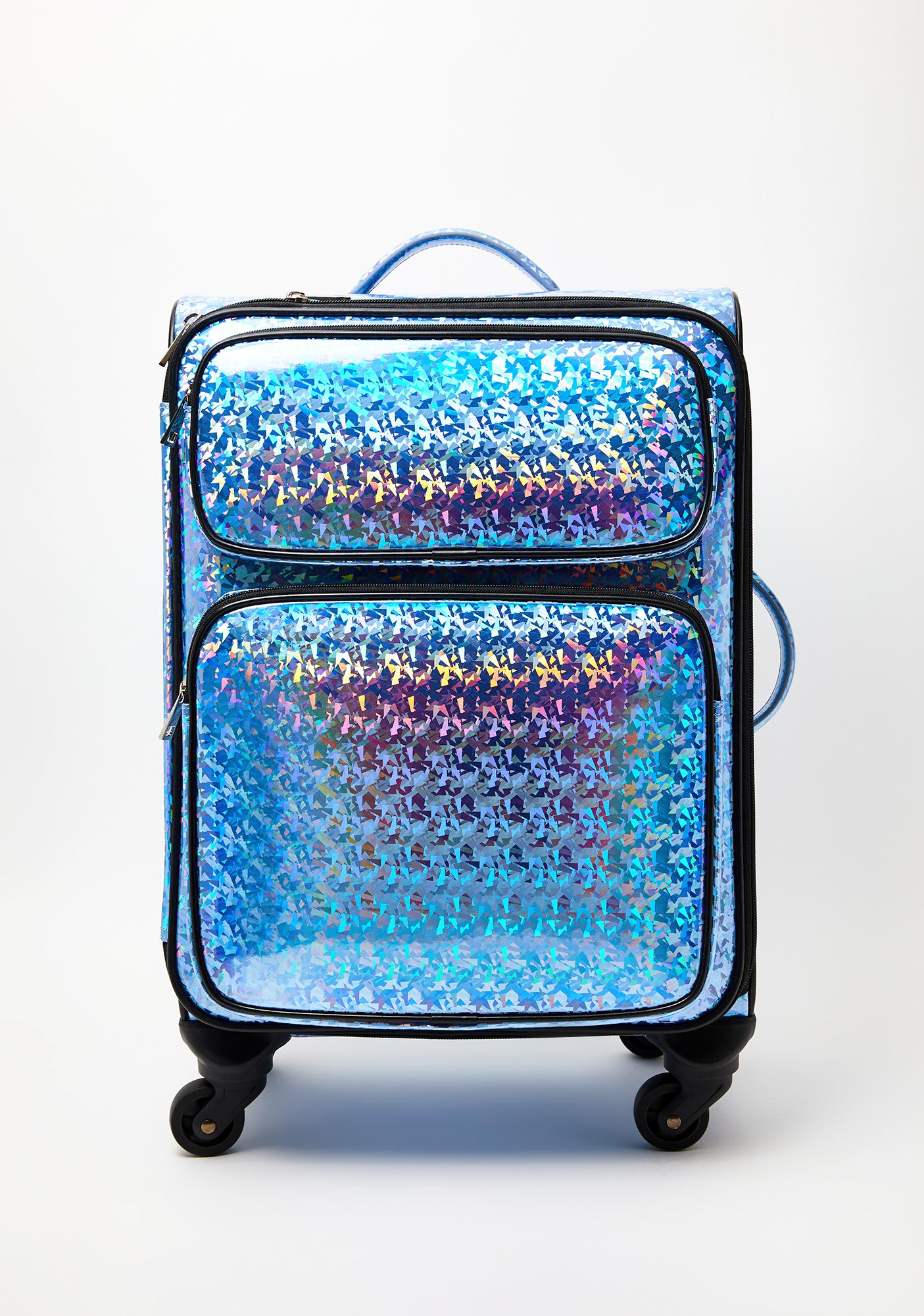 matalan holographic suitcase