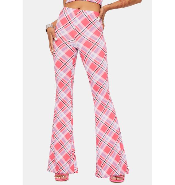 sixth june flare pants pink