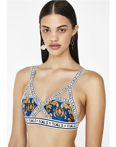 x Baroque Sky Bondage Bra