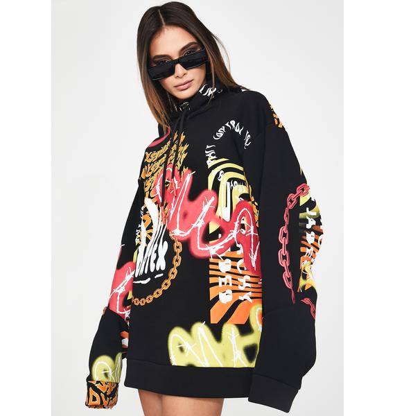 vortex graffiti hoodie