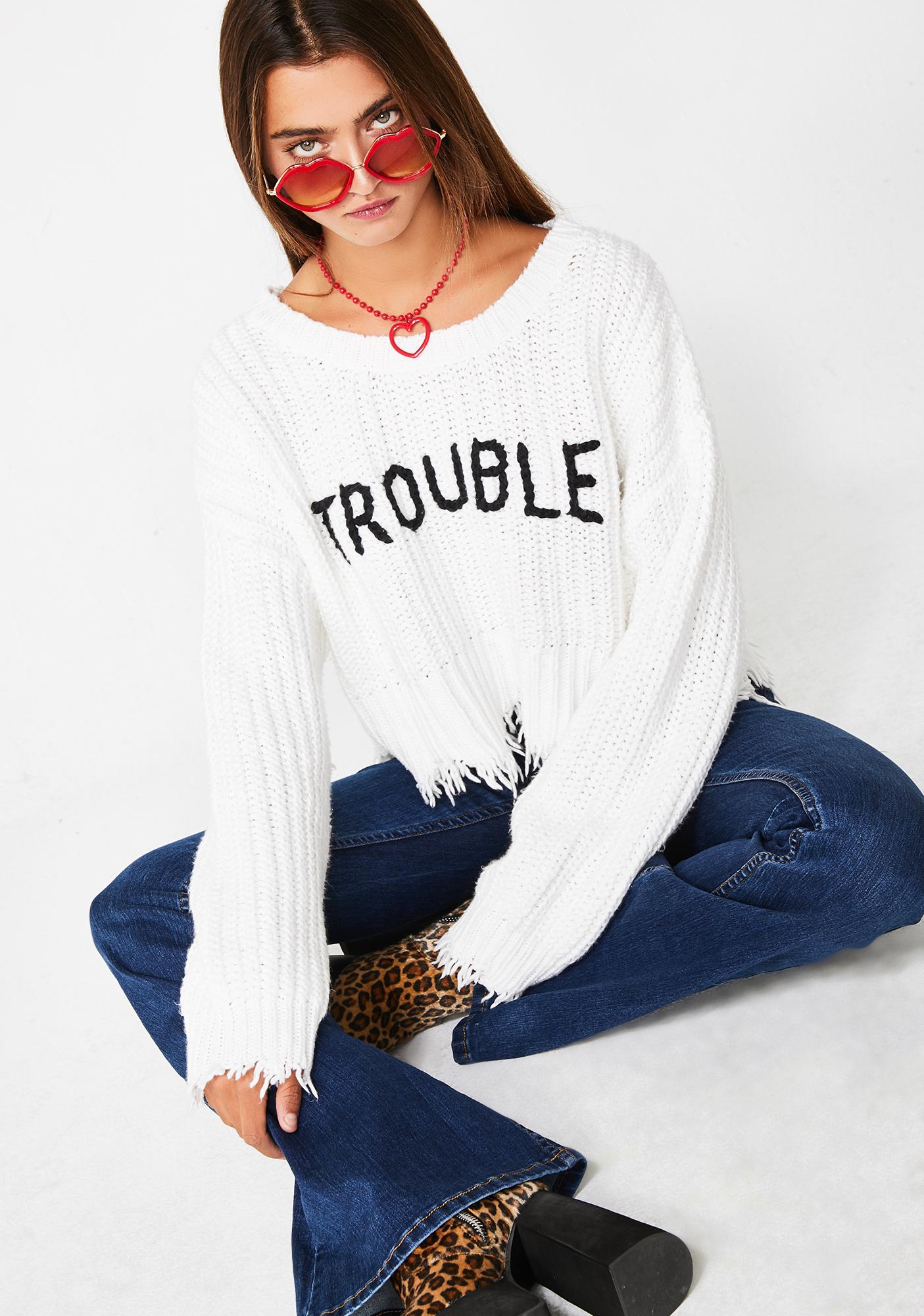 wildfox trouble sweater