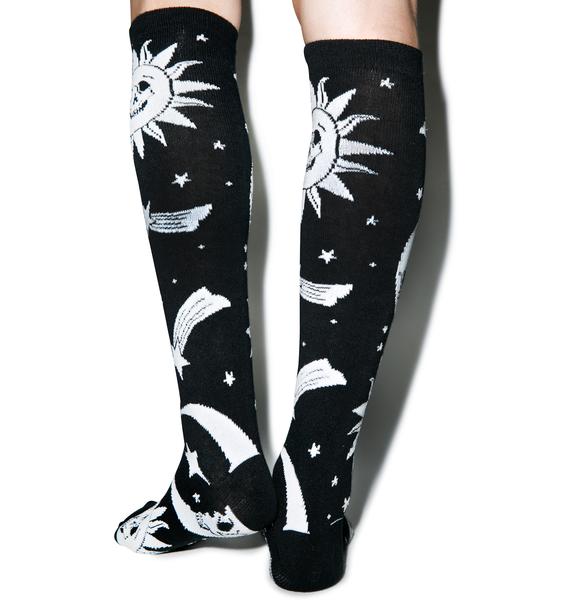 Killstar Cozmic Death Socks | Dolls Kill