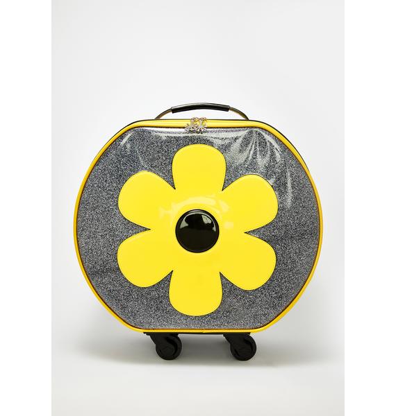 dELiA*s by Dolls Kill Wild Flower Roller Luggage Dolls Kill