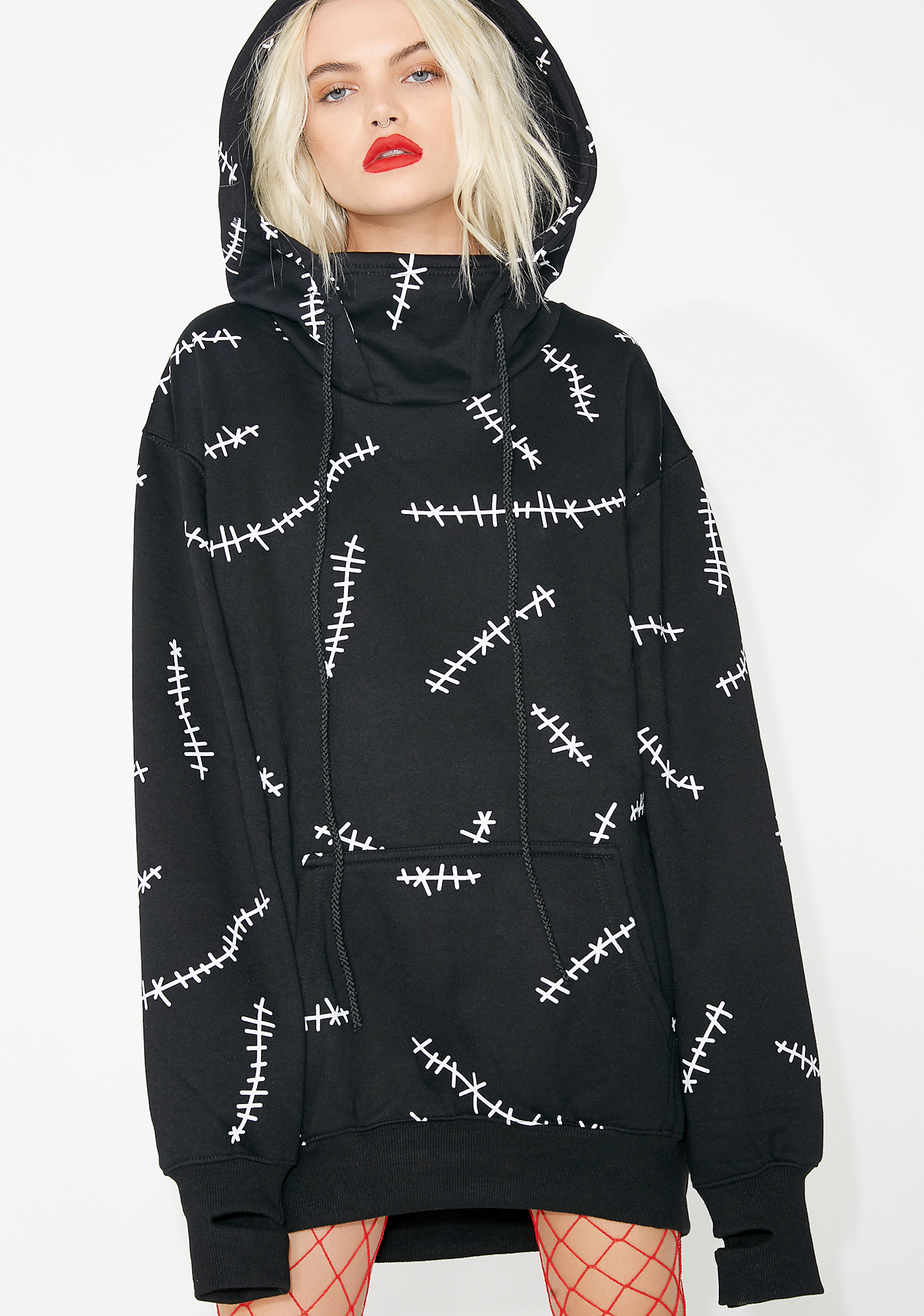 Frankenstein Monster Costume Hoodie | Dolls Kill