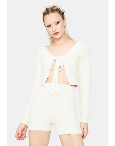 cardigan and shorts set