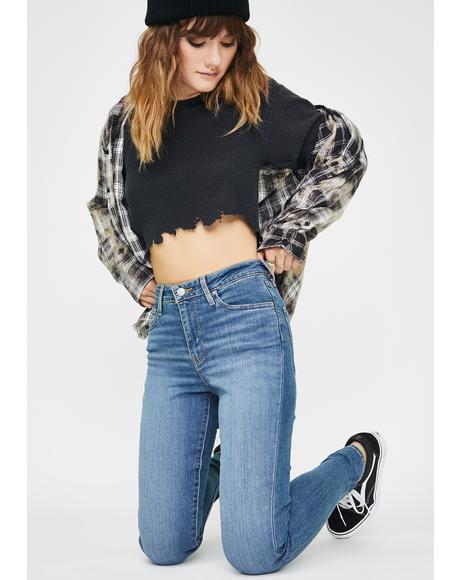 Los Angeles Sun 721 High Rise Skinny Jeans