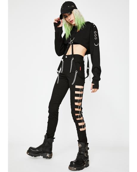 Side Buckle Pants
