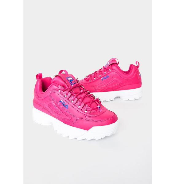 fila pink fade