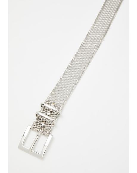 Silver Butterfly /& Dark Reflective Bead Belt for American Model 22 in Doll
