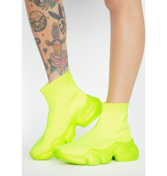 chunky sock sneakers