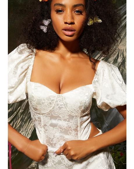 Tea For Two Bustier Blouse