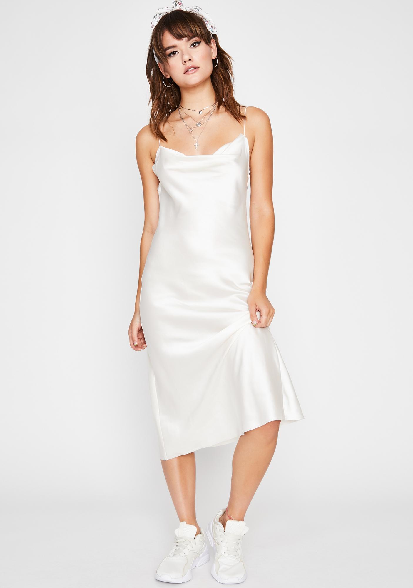 white slip dress maxi