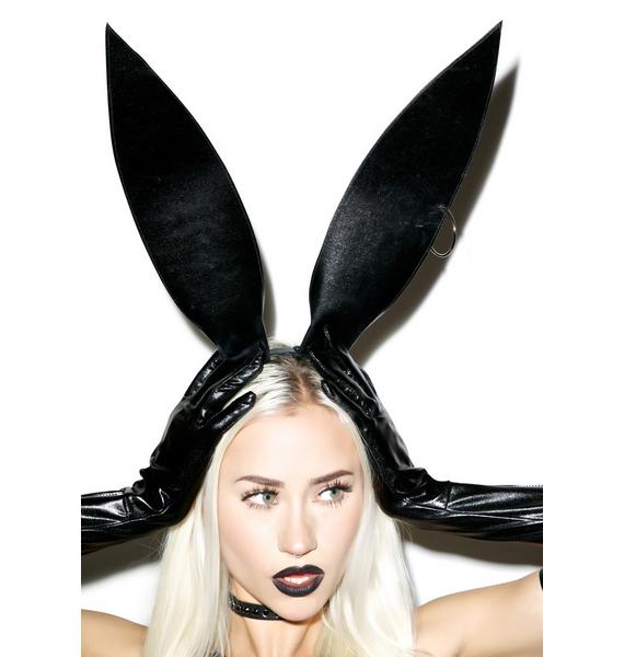 Pierced Ear Bunny Headband | Dolls Kill
