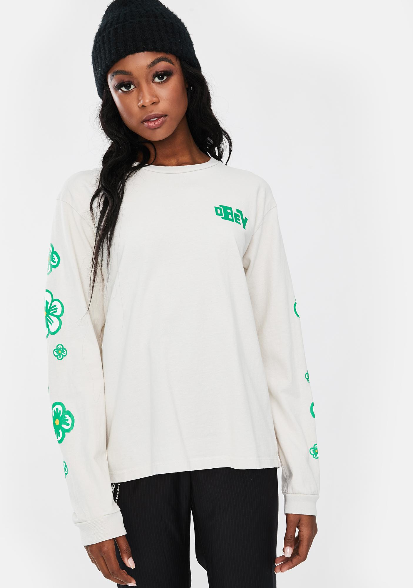 Obey Bloom Long Sleeve Tee | Dolls Kill