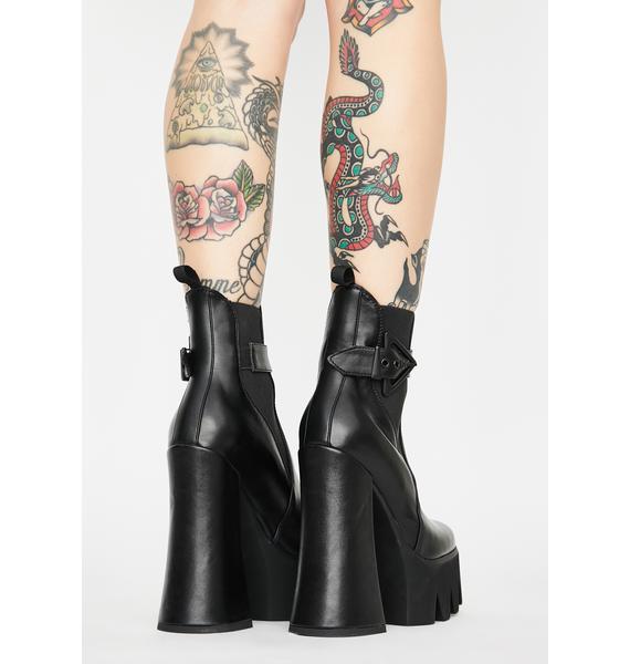 la moda perceptions chunky platform boots