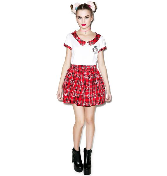 Japan L.A. Hello Kitty School Girl Top | Dolls Kill