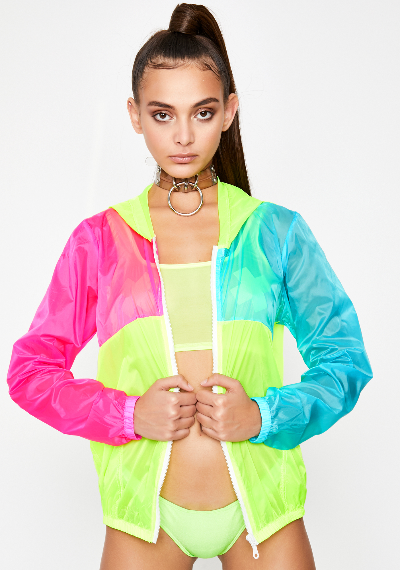 neon colors jacket